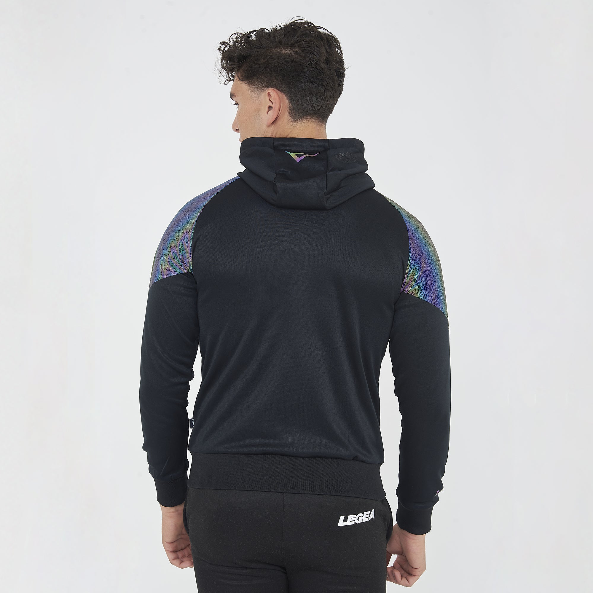 Giacca Osman per running con cappuccio e zip