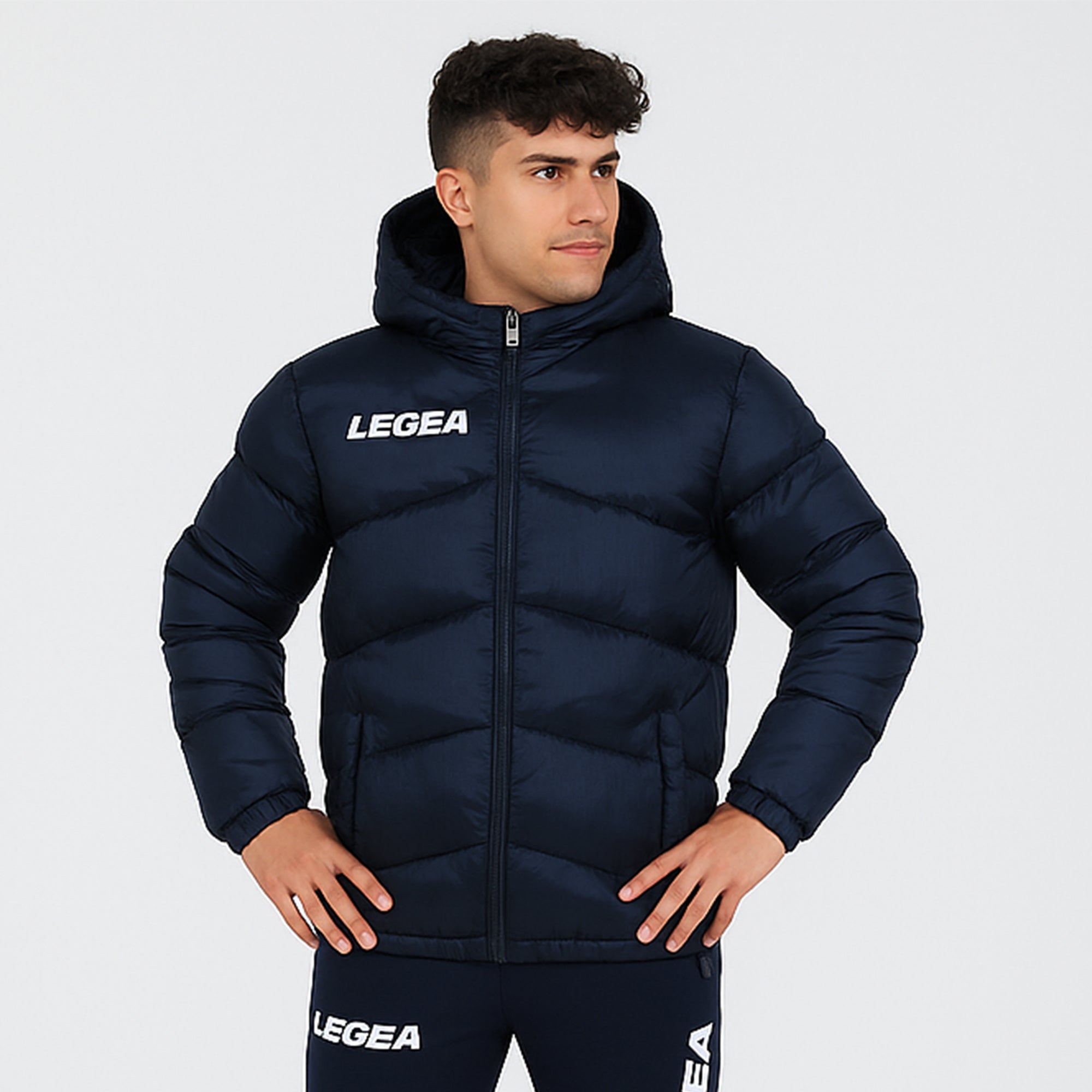 Giubbotto trasformabile lucido da uomo Quebec Shine - oversize