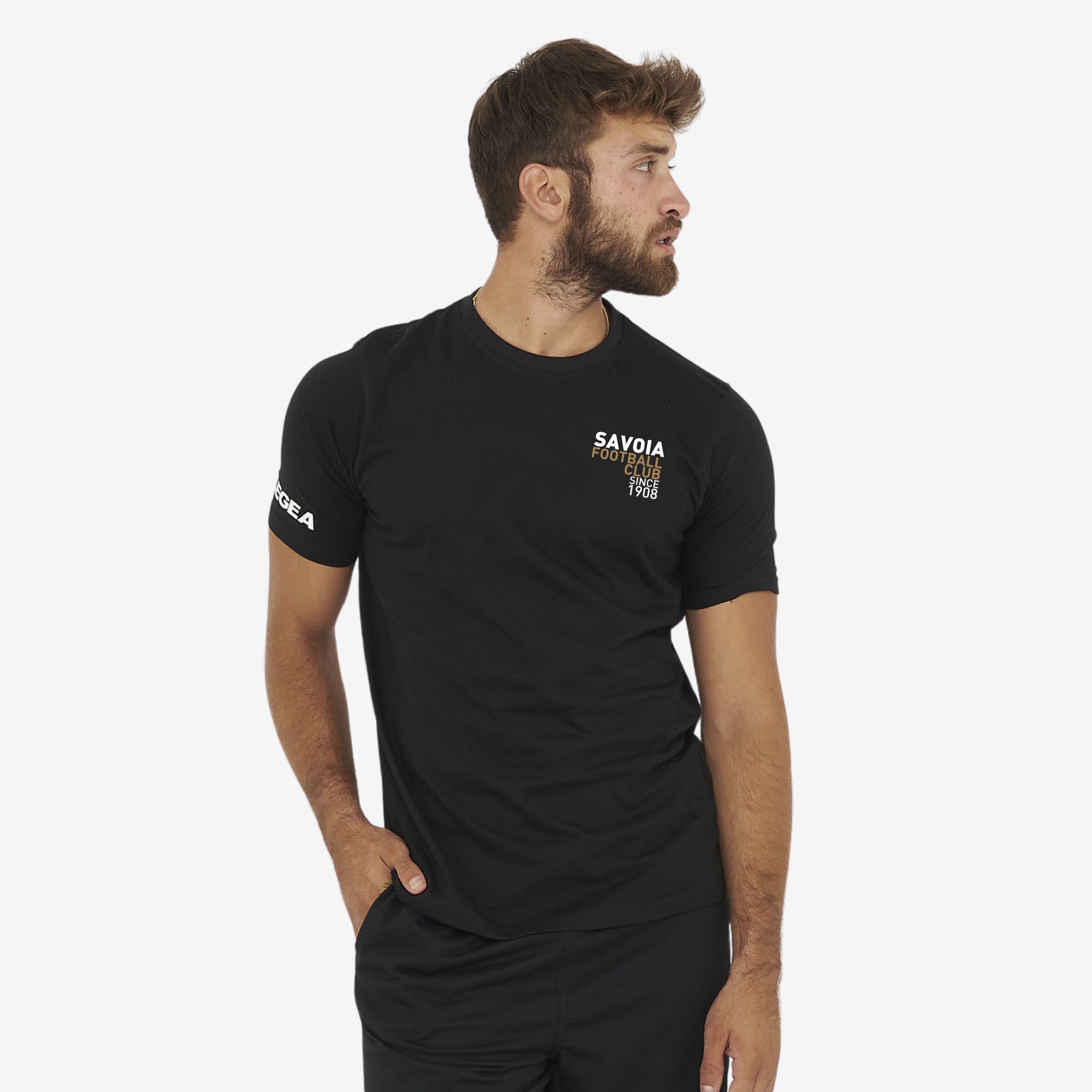 T-shirt Stadium nera - Savoia 1908