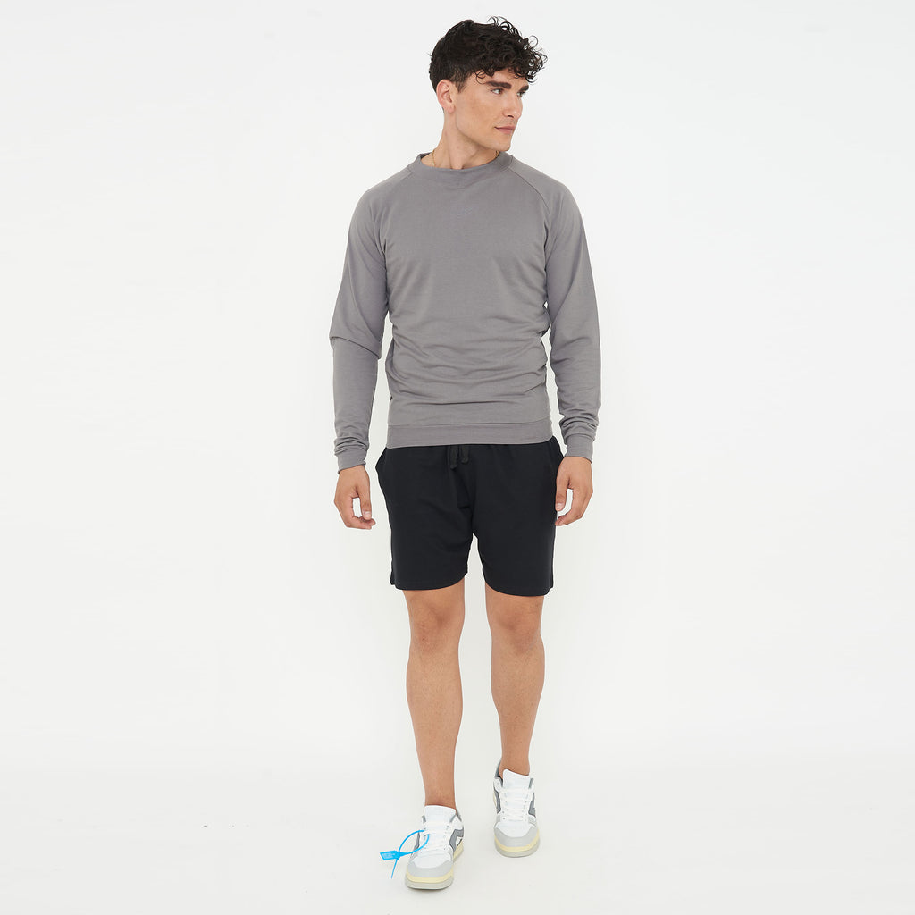 Sudadera de algodón con cuello redondo F-Gorn