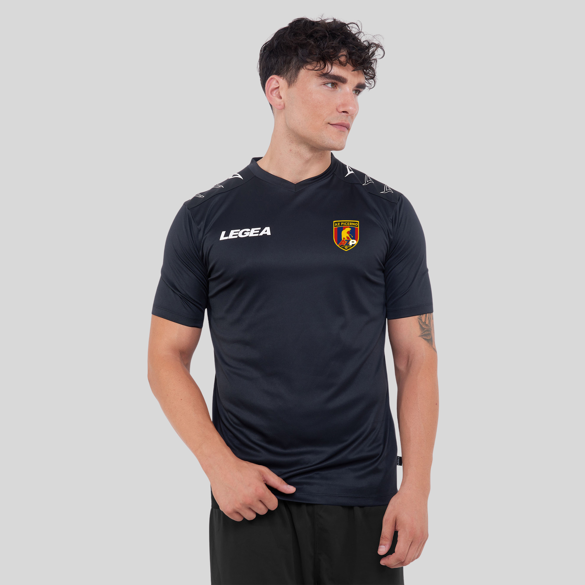 Maglia girocollo da gioco - Nero - AZ Picerno
