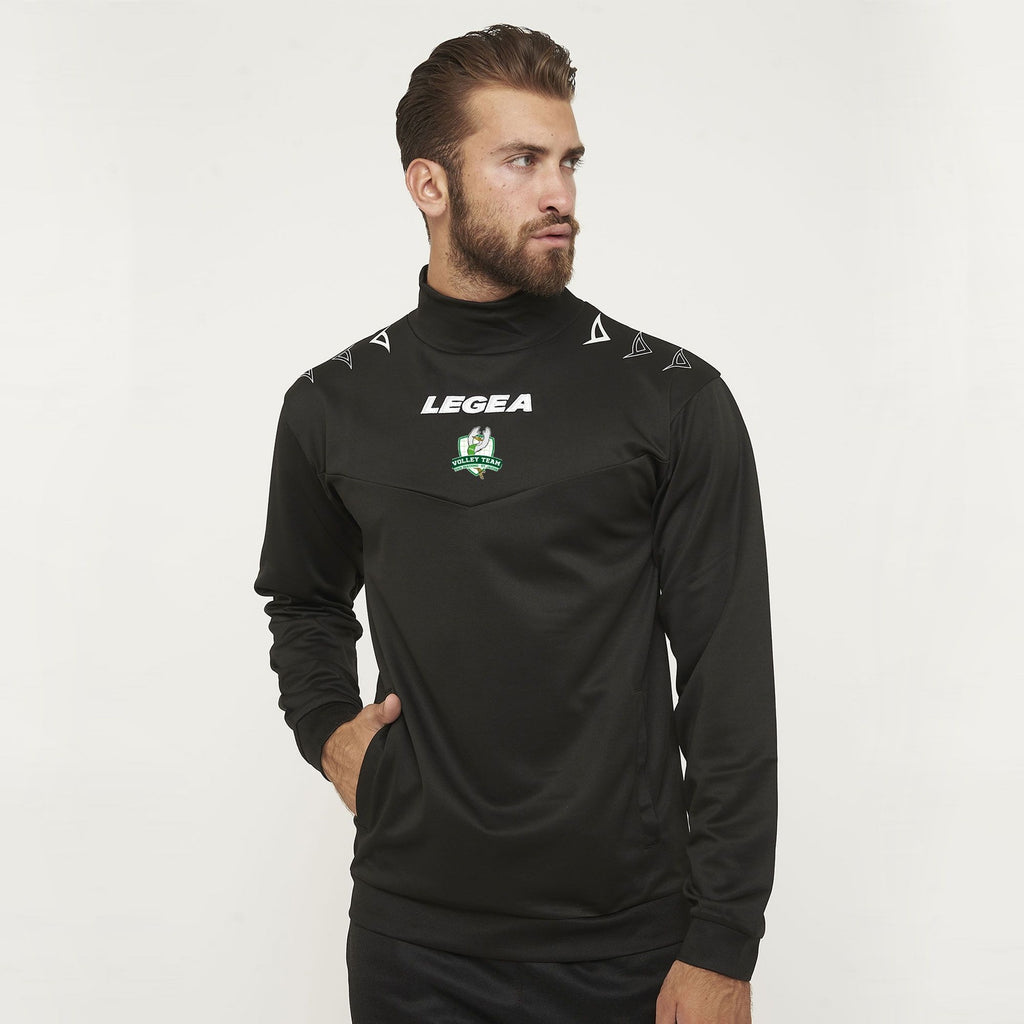 Veste d'entraînement col haut noire - Équipe de Volley San Giacomo