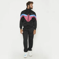 Vintage Loose Cargo Sportswear Set - Black | Fuchsia - M