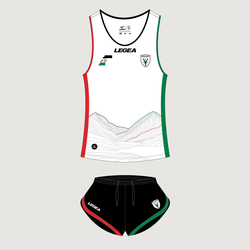 Kit Blanc de Basketball Saharaui