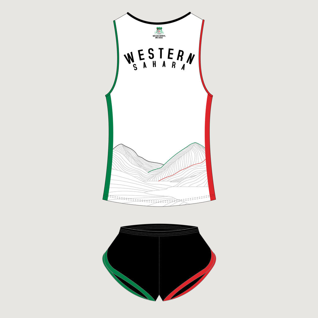 Kit Blanc de Basketball Saharaui