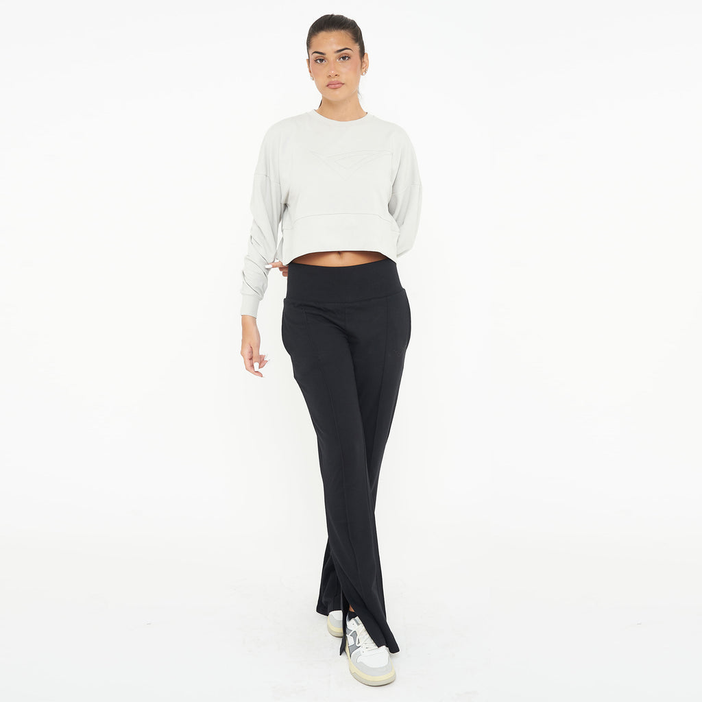 Felpa girocollo in cotone F-Essence