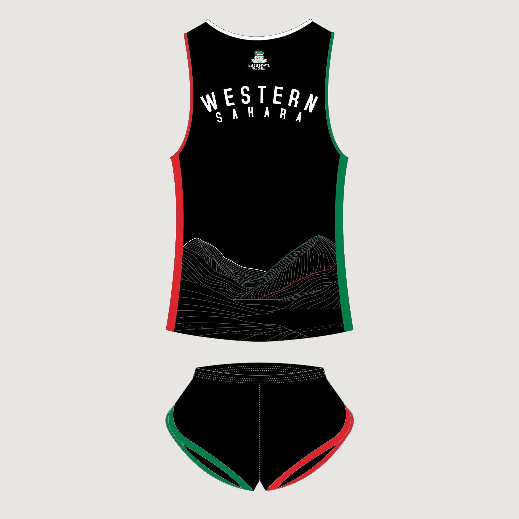 Kit Negro Atletismo Saharaui
