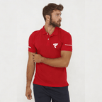 Polo de algodón rojo - Entallado