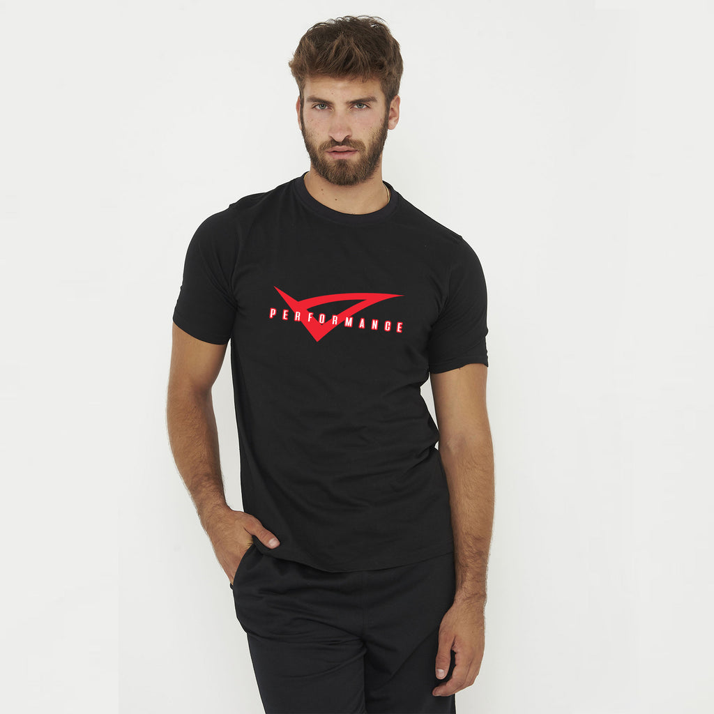 T-shirt i performance bomuld