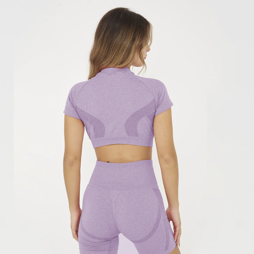 Crop-top tränings-T-shirt Lexi