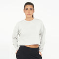 Felpa girocollo in cotone F-Essence - Grigio Chiaro - M