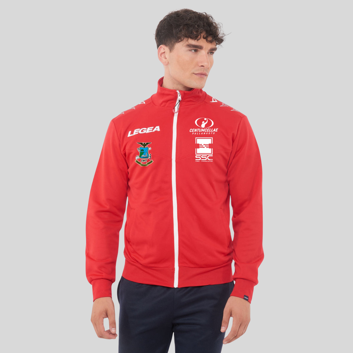 Giacca con zip - ASD Centumcellae Pallanuoto