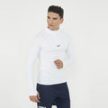 Maglia termica da allenamento con mezza zip Ironboy Turbo - Bianco - XL/2XL