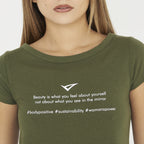Bomulds-T-shirt Europa