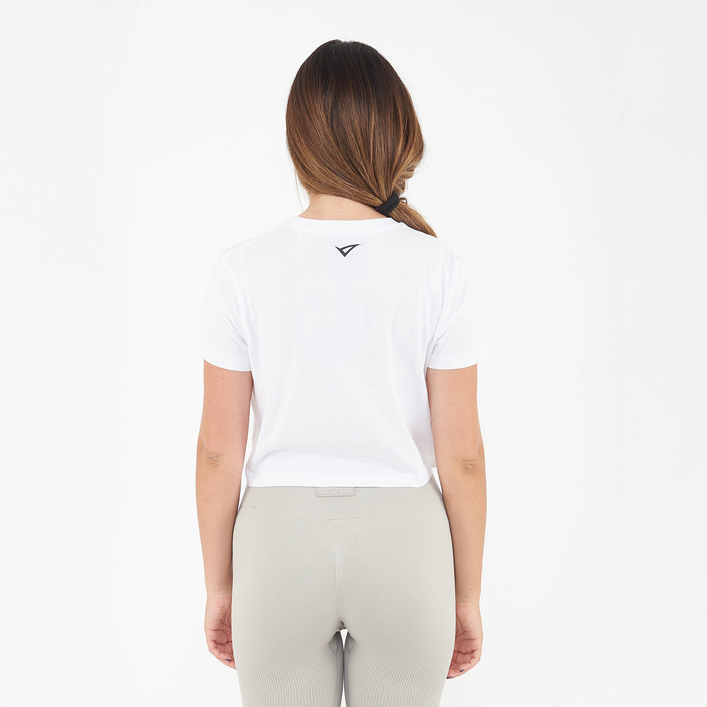 T-shirt crop top in cotone Cropped Tee
