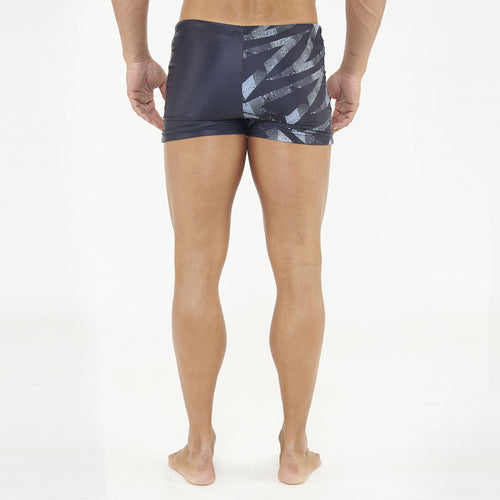 Hallek Swim Trunks - Black | Gray - M