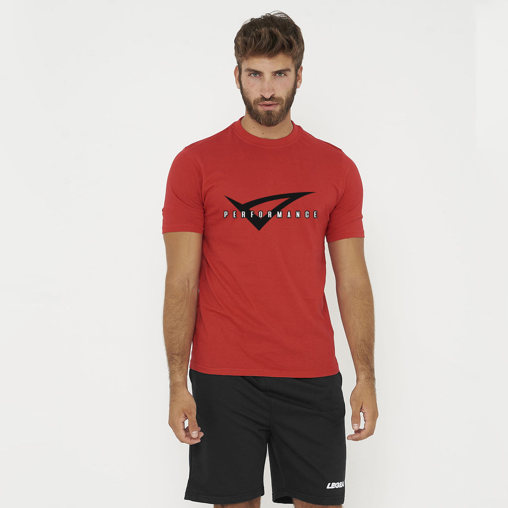 T-shirt i performance bomuld
