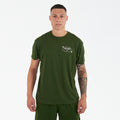 T-shirt in cotone Bigger - Verde Militare - M