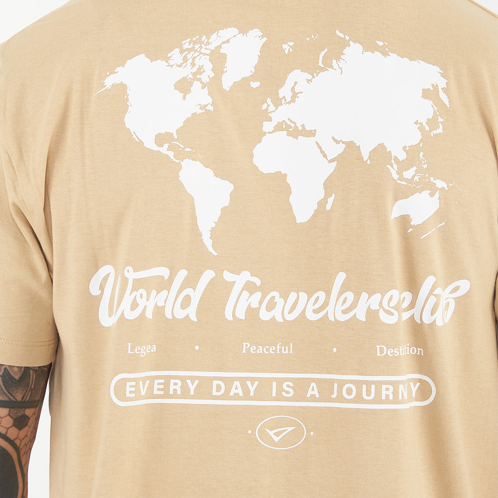 T-shirt i bomuld Traveller