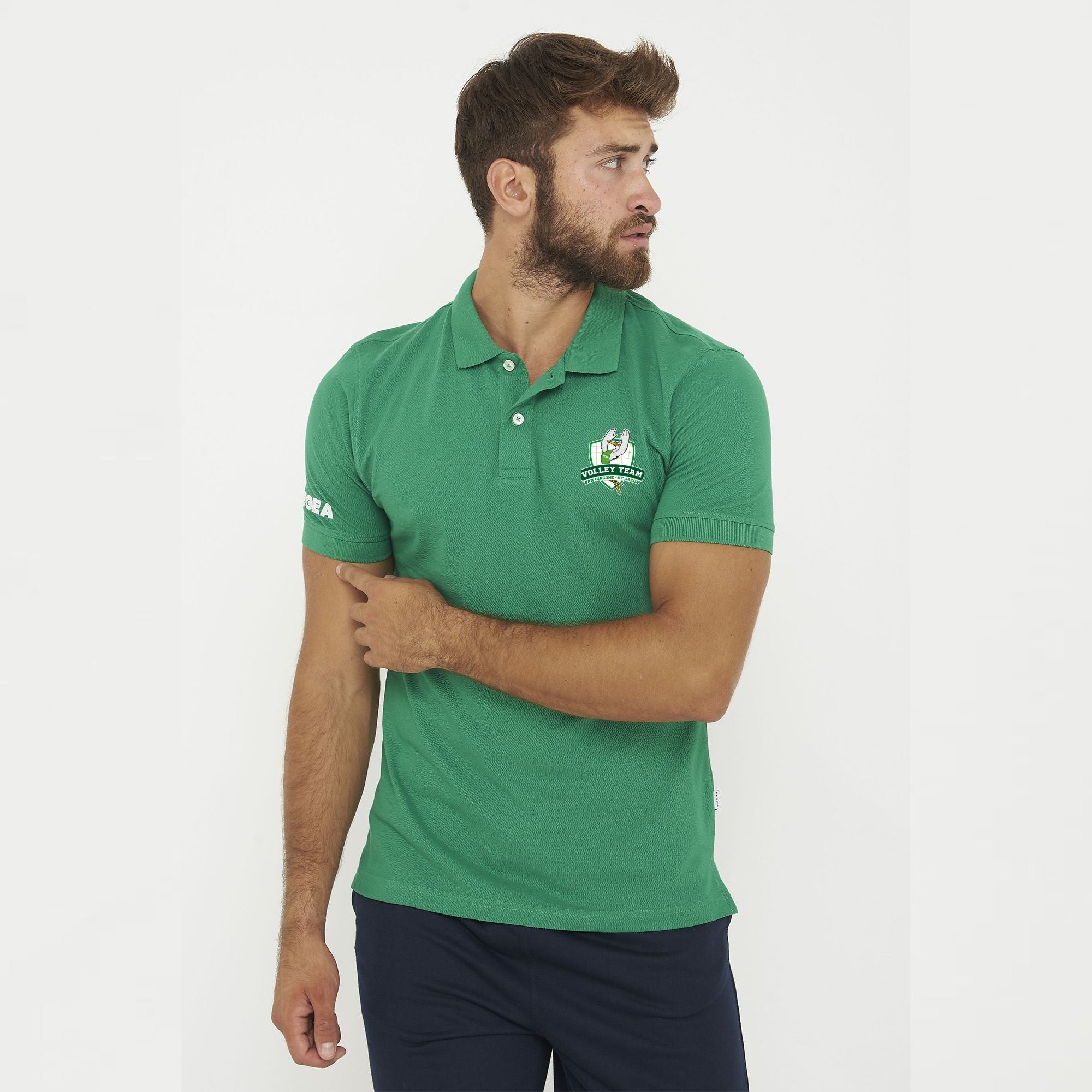 Grøn polo T-shirt - Volley Team San Giacomo