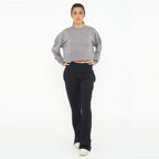 Felpa girocollo in cotone F-Essence