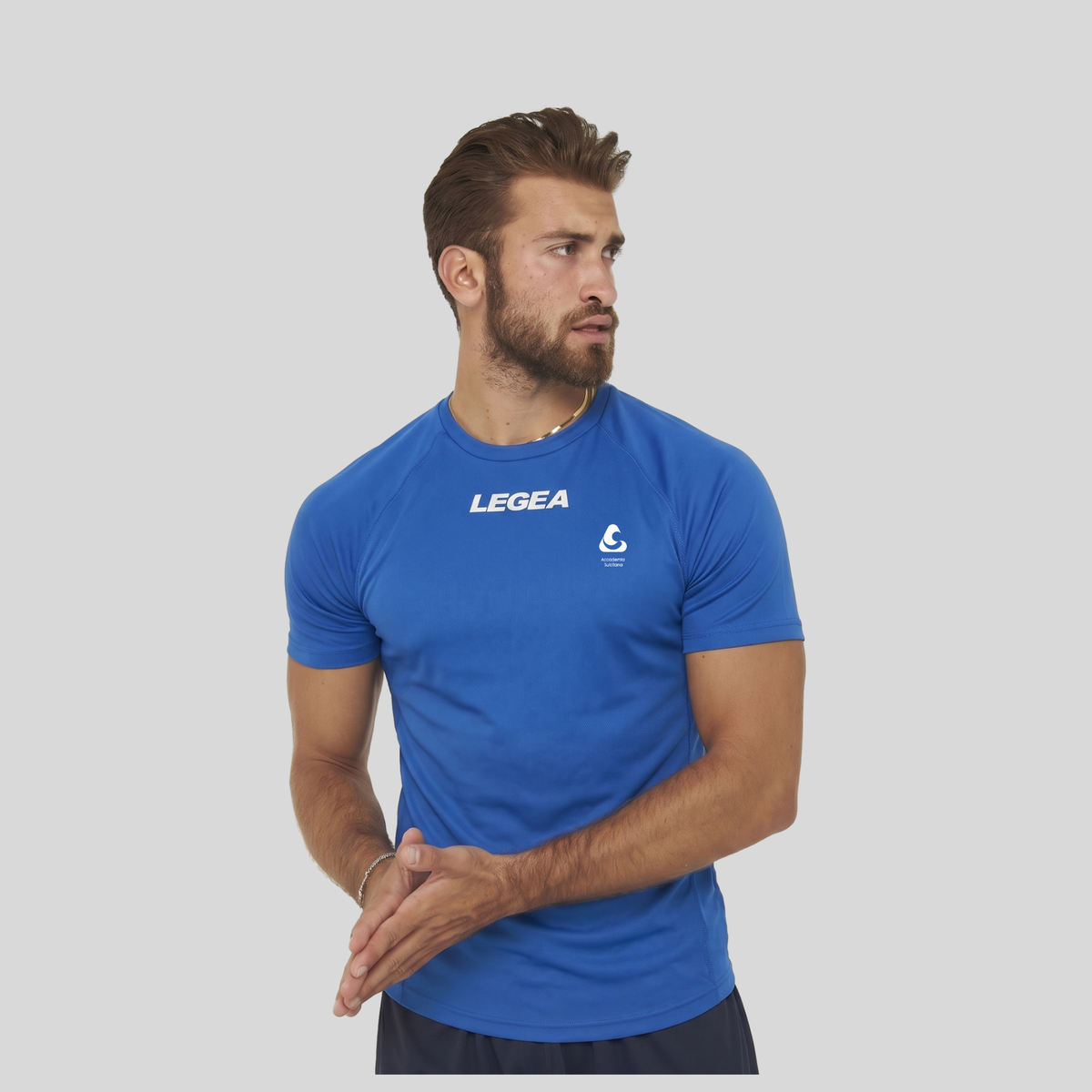 Maglia girocollo in poliestere - Accademia Sulcitana