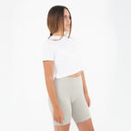 T-shirt crop top in cotone Cropped Tee