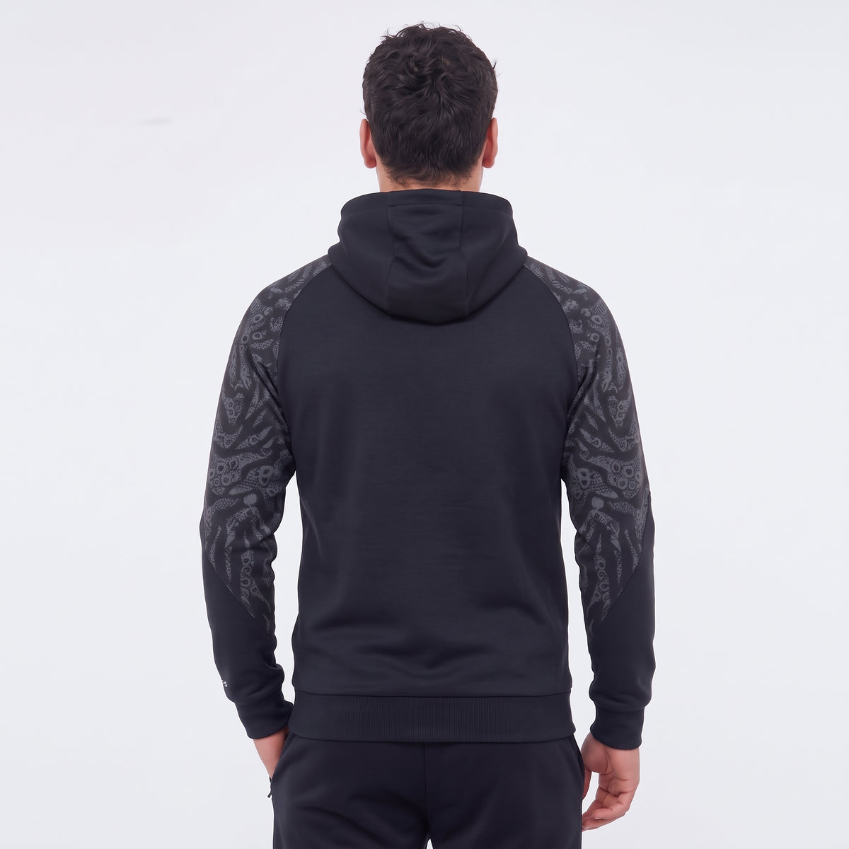 Giacca con zip intera e cappuccio Edimburgo | Nero | L