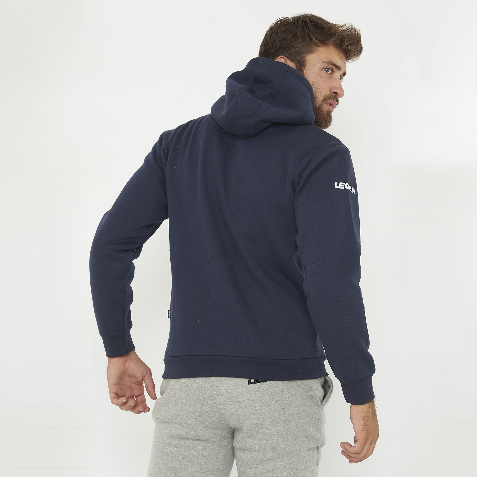 Felpa con cappuccio blu - Giugliano Calcio