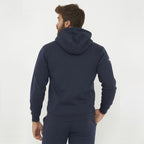 Felpa con cappuccio e zip blu - Giugliano Calcio