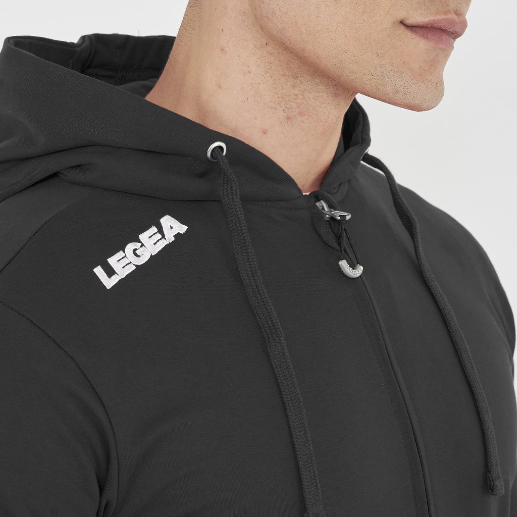 Felpa con zip e cappuccio in french terry Farel