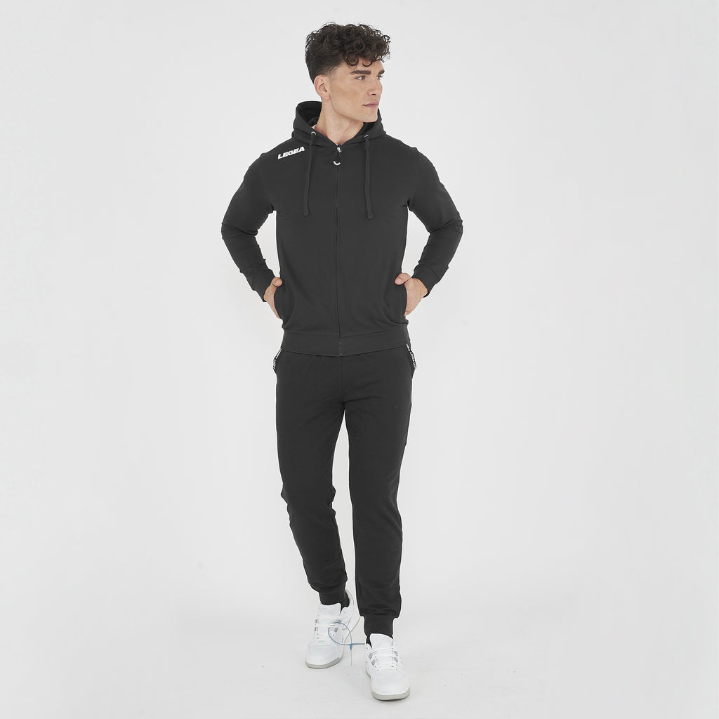 Felpa con zip e cappuccio in french terry Farel