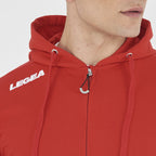 Felpa con zip e cappuccio in french terry Farel