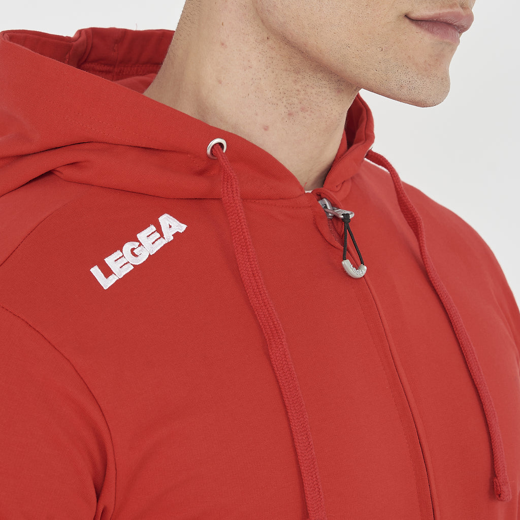Felpa con zip e cappuccio in french terry Farel