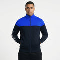 Giacca sportiva bicolor con zip Ontario - Blu - 5XL - oversize