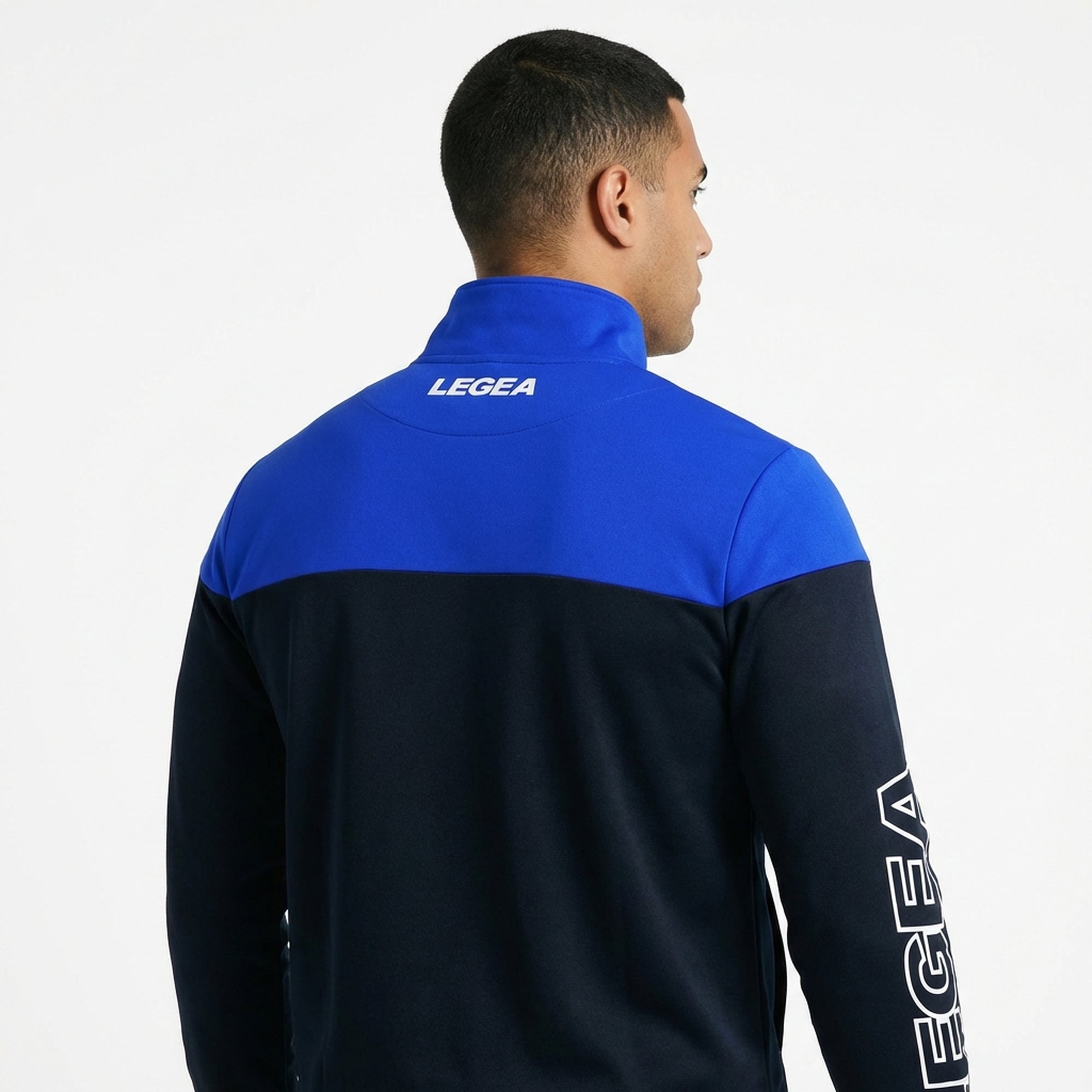 Sportjakke i to farver med lynlås Ontario - oversized