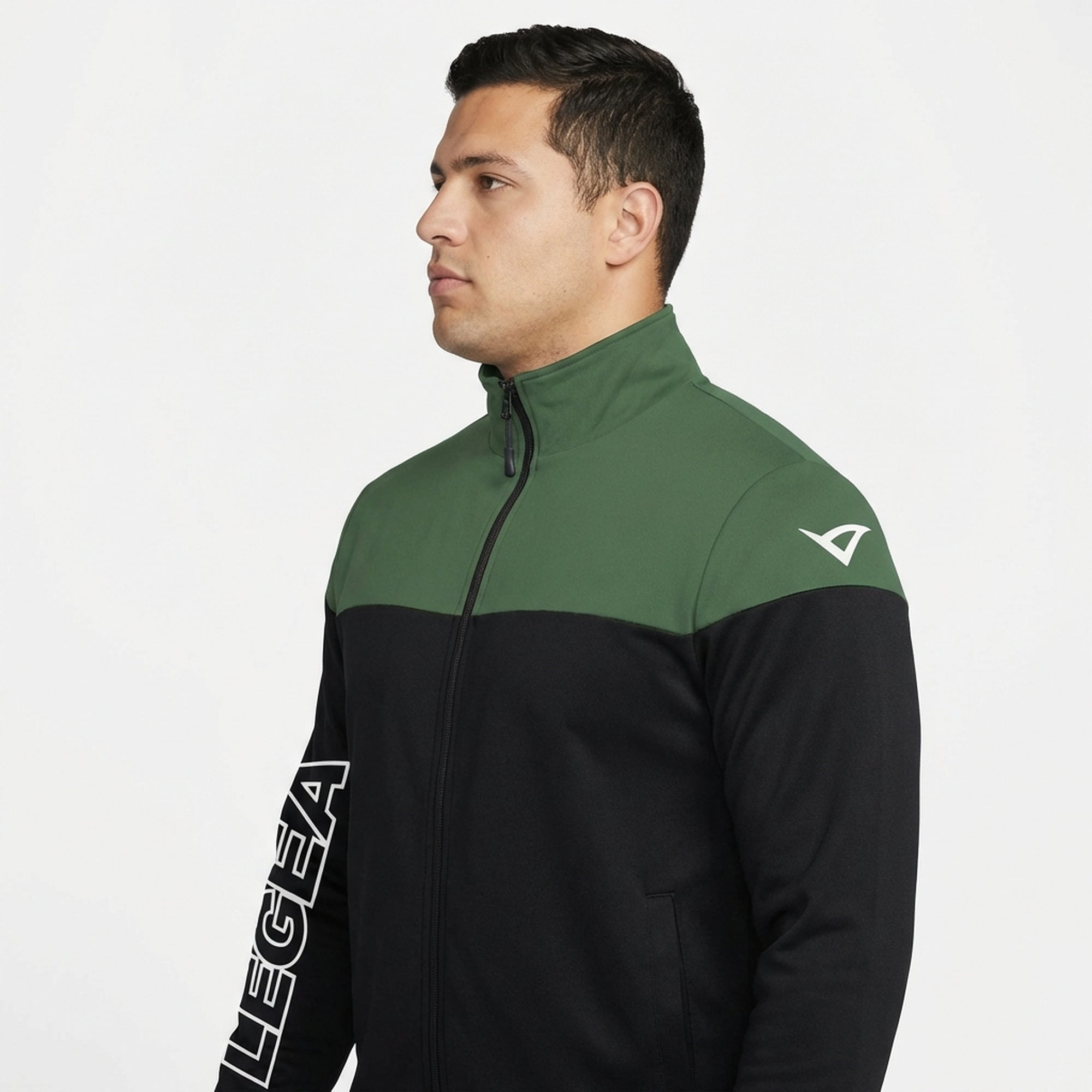 Giacca sportiva bicolor con zip Ontario - oversize