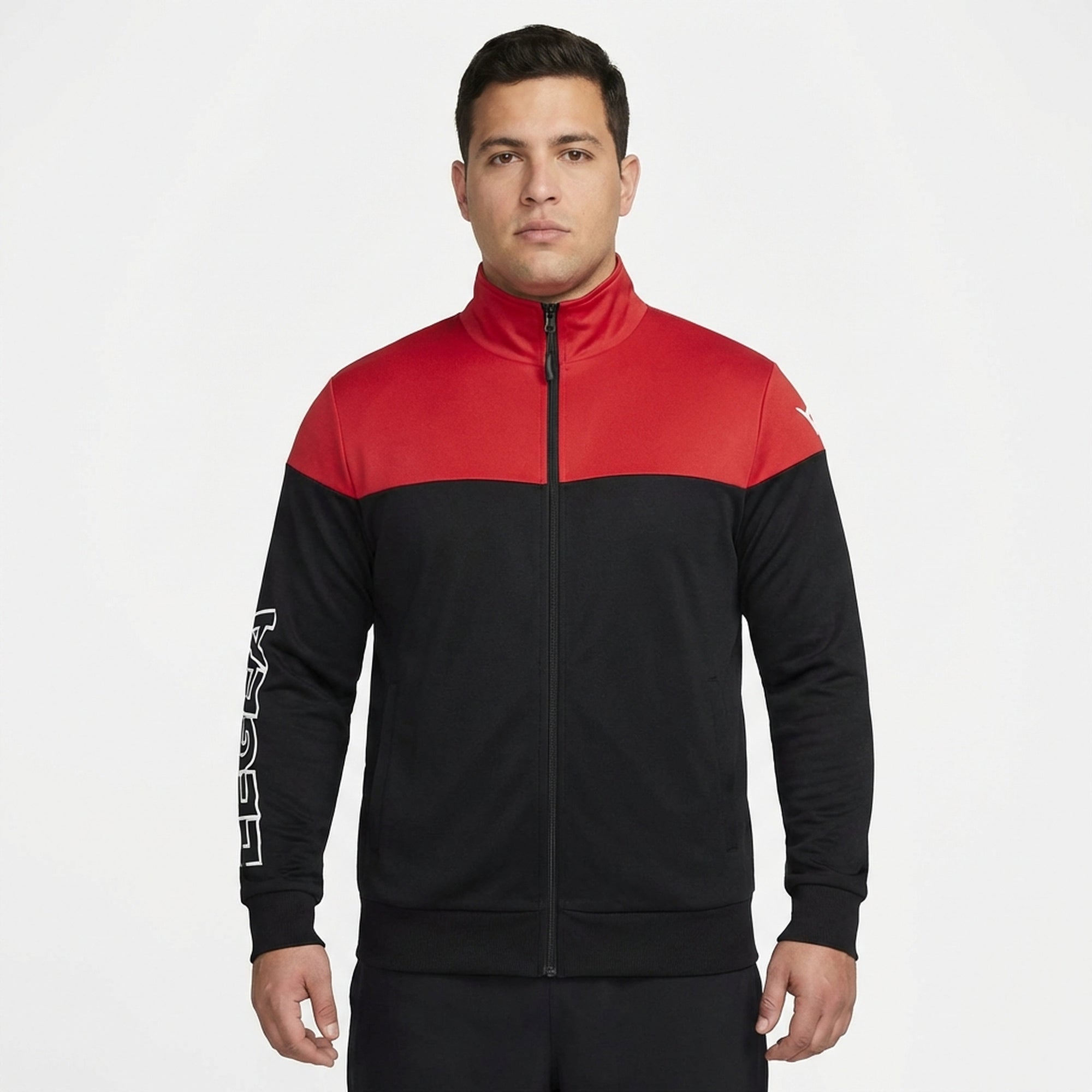 Sportjakke i to farver med lynlås Ontario - oversized