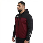 Sport hættetrøje med lynlås og hætte Flex - oversized