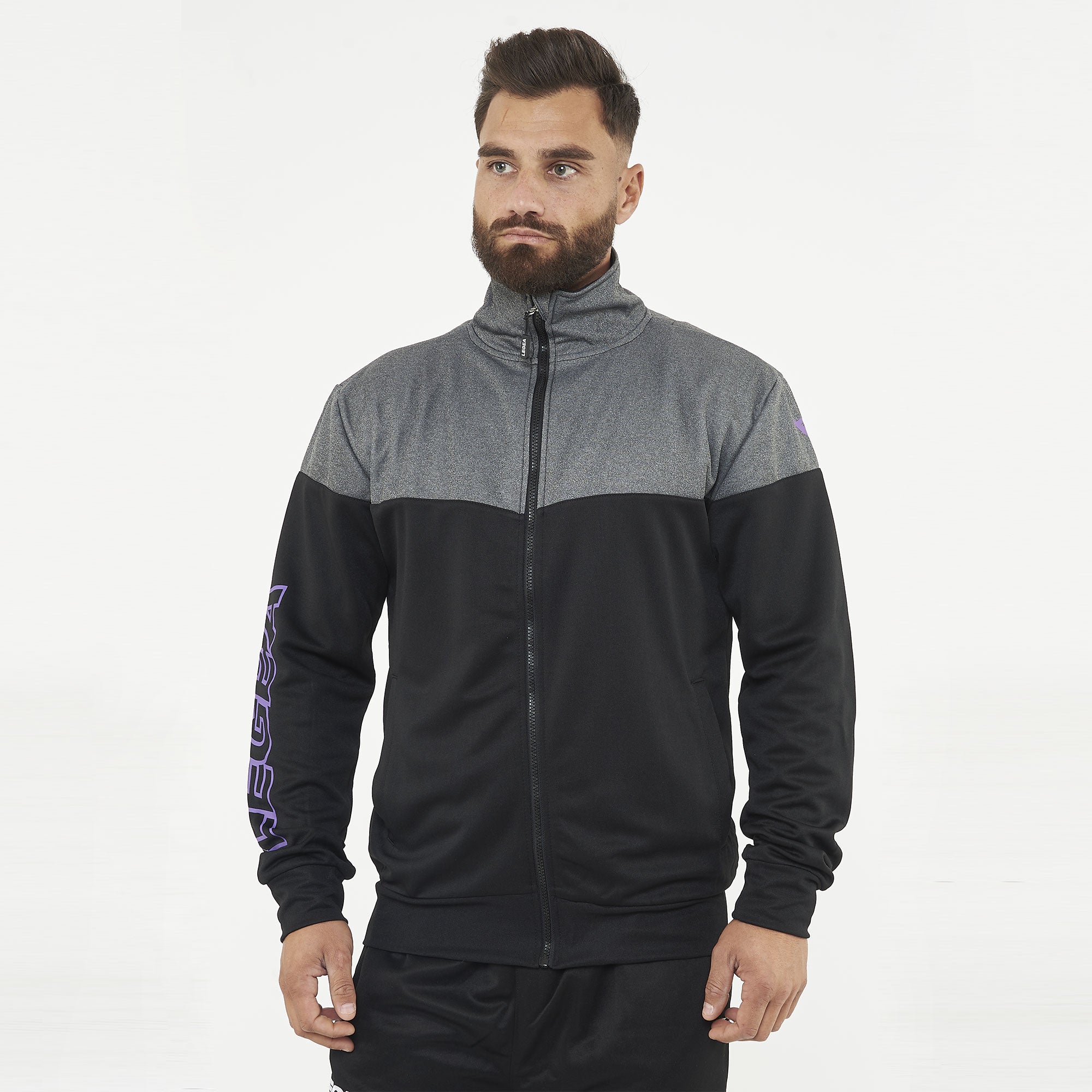 Giacca sportiva con zip in poliestere Ucla