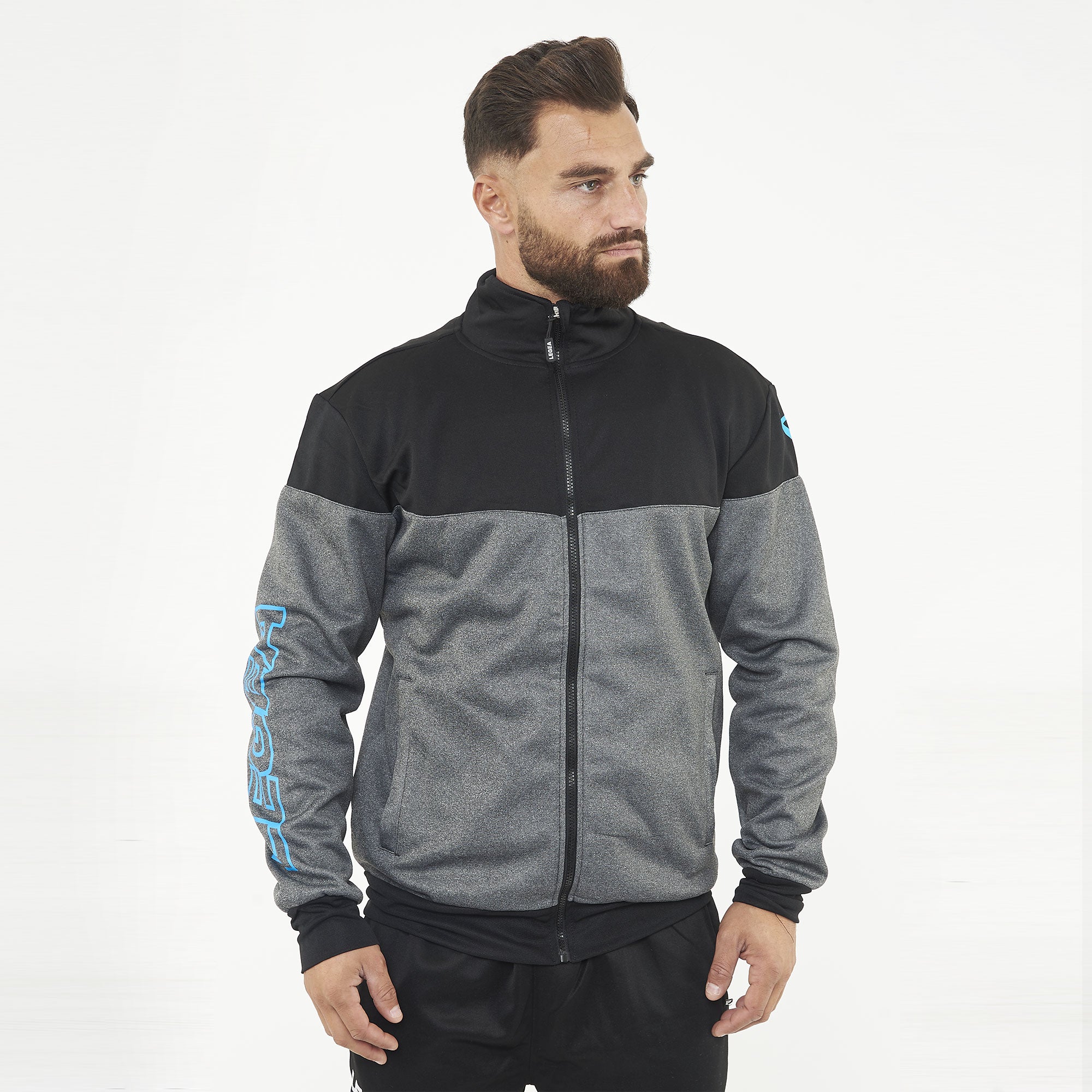 Sportjakke med lynlås i polyester Ucla