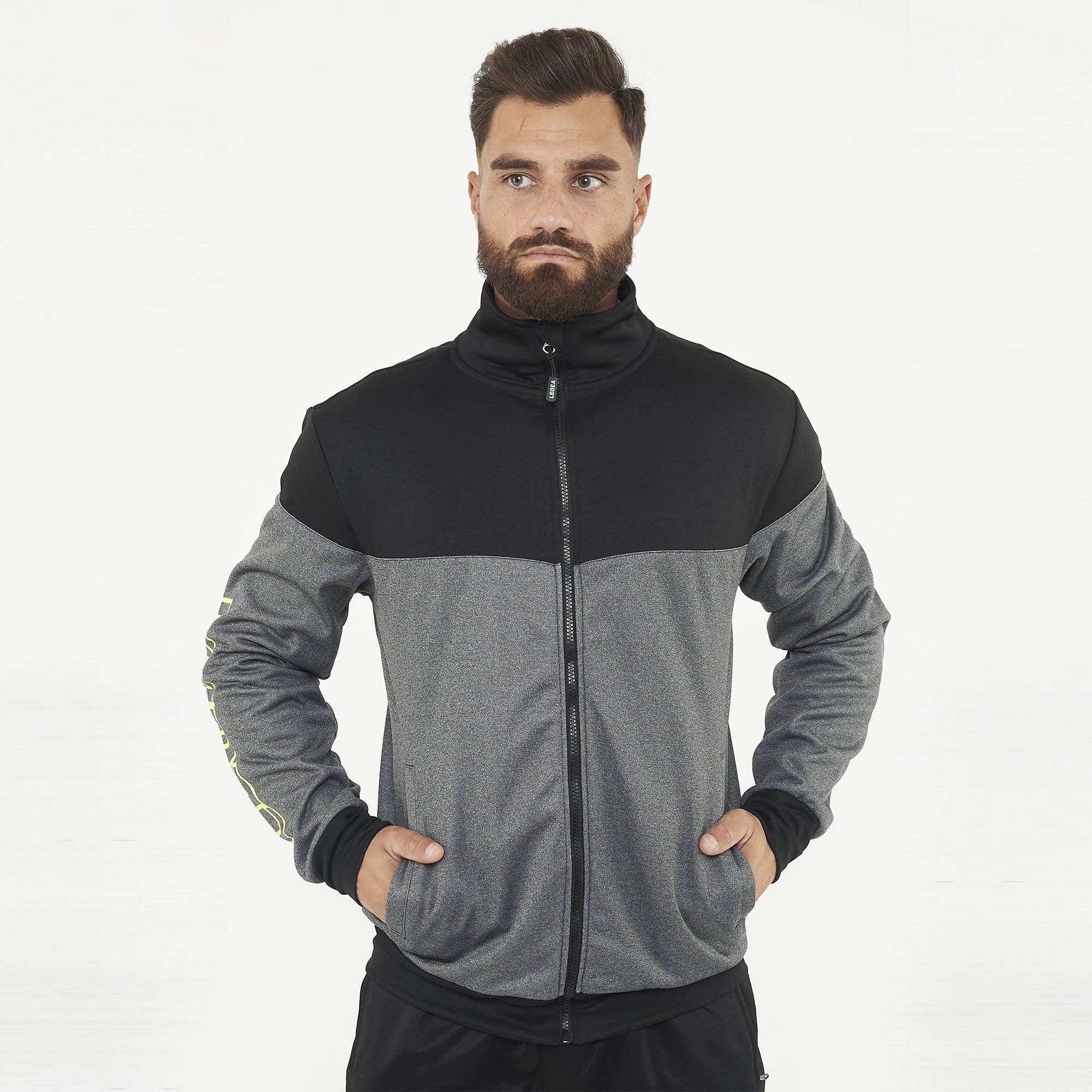 Giacca sportiva con zip in poliestere Ucla