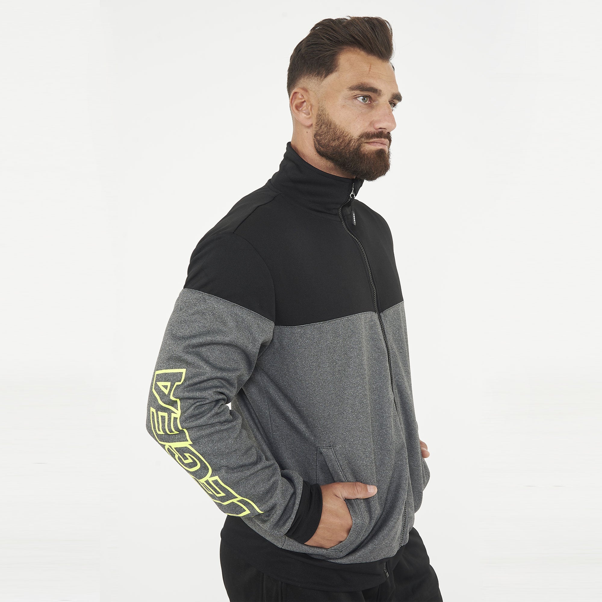 Sportjack met rits in polyester Ucla