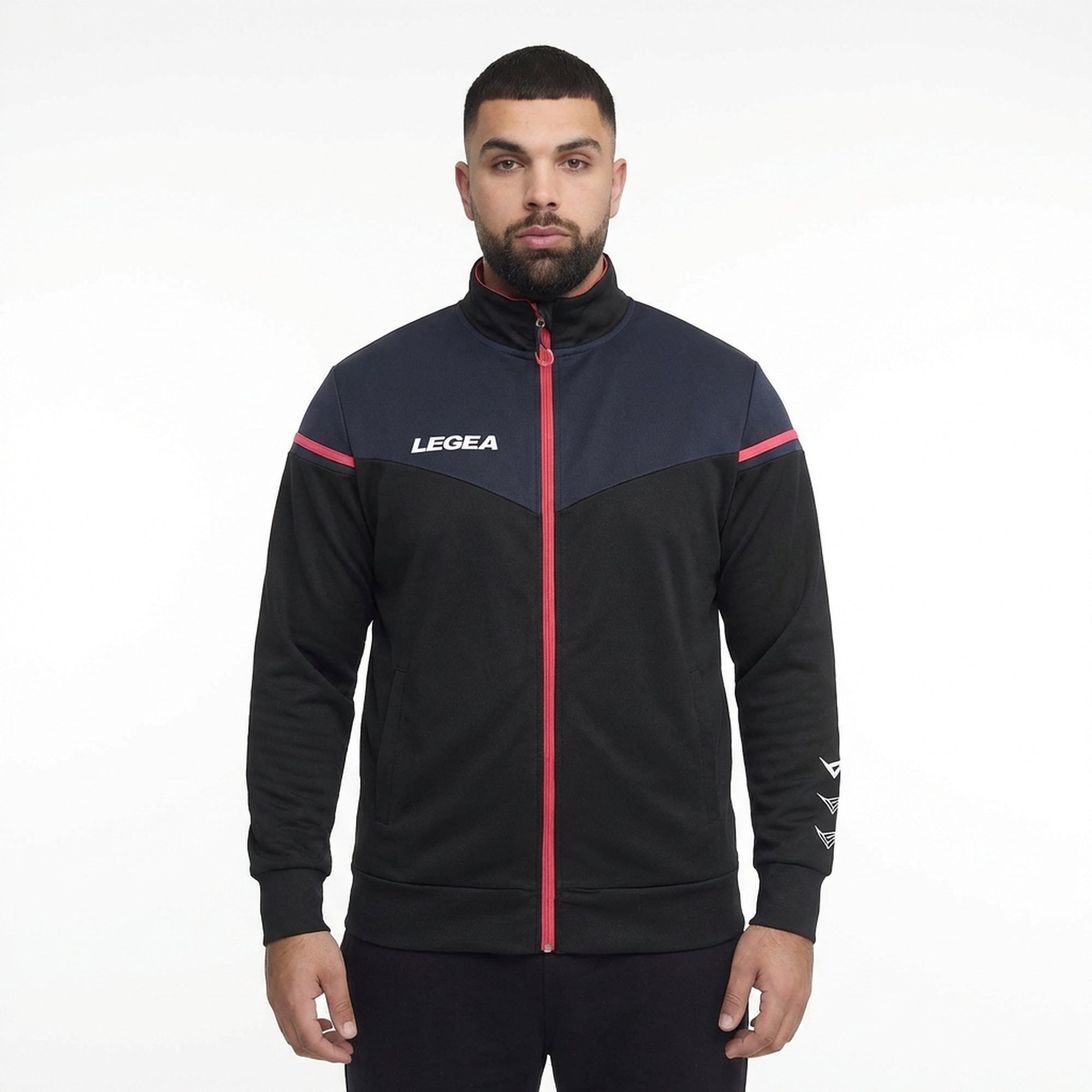 Sender Zip-Up Sports Jacket - Oversized