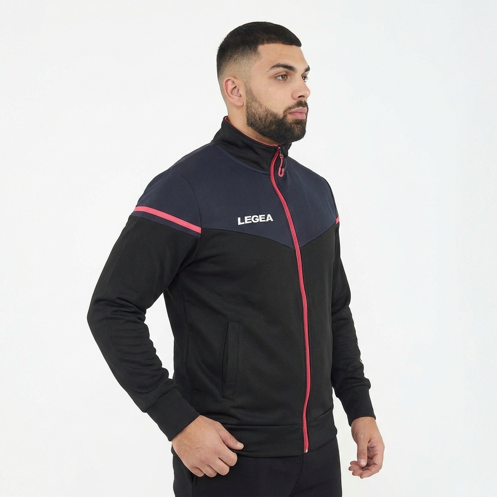 Sportjack met rits Sender - oversized