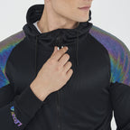 Chaqueta de running Osman con capucha y cremallera