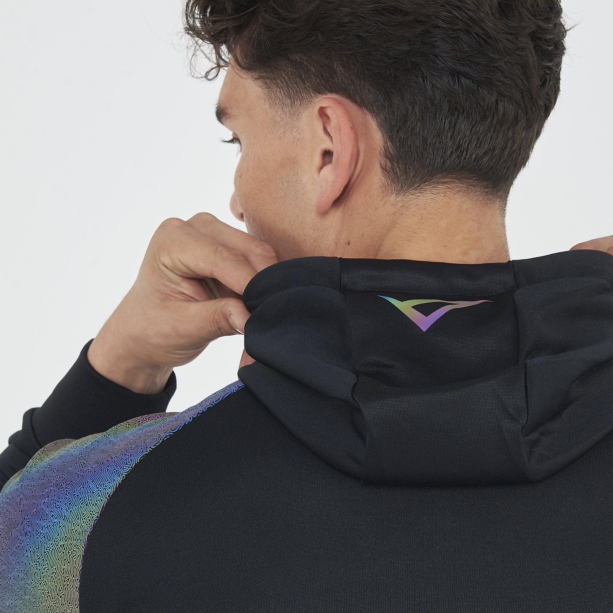 Chaqueta de running Osman con capucha y cremallera