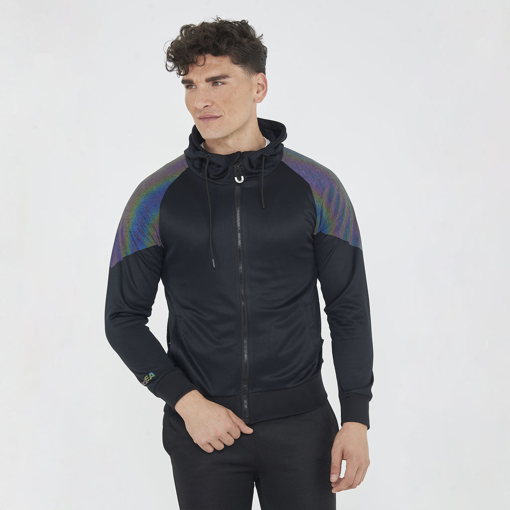 Chaqueta de running Osman con capucha y cremallera