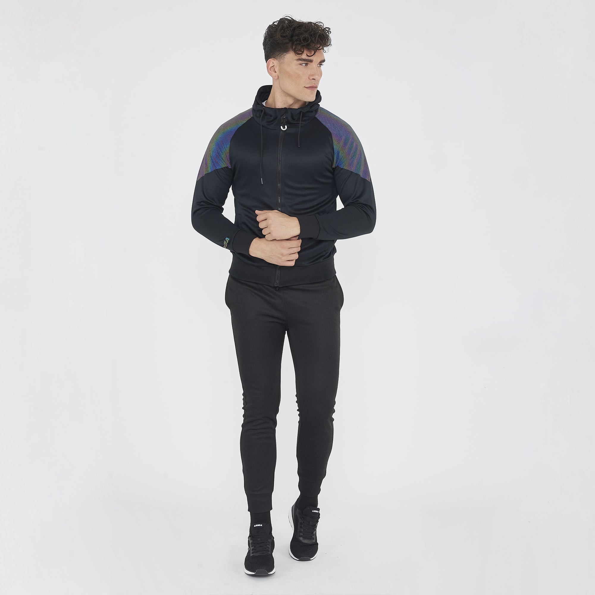 Chaqueta de running Osman con capucha y cremallera