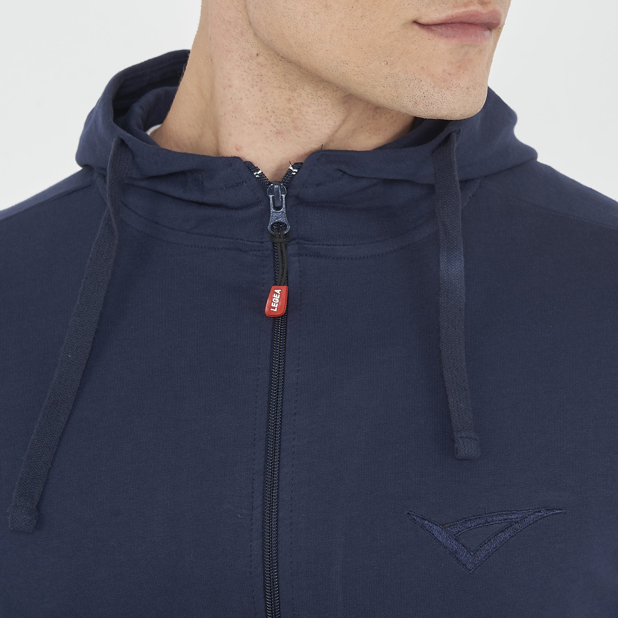 Giacca con zip e cappuccio in cotone Maya - oversize